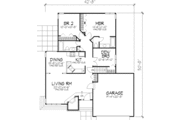 Ranch Style House Plan - 2 Beds 2 Baths 1231 Sq/Ft Plan #320-352 
