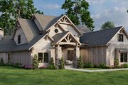 Craftsman Style House Plan - 4 Beds 3 Baths 2883 Sq/Ft Plan #17-2377 