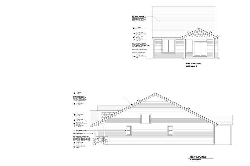 Architectural House Design - Exterior - Other Elevation for Craftsman House Plan #53-722 - 3 bed, 2.5 bath