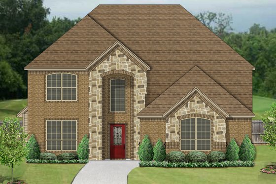 Exterior - Front Elevation for Traditional House Plan #84-631 - 5 bed, 2.5 bath