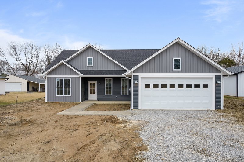 House Design - Exterior - Front Elevation 5 for Farmhouse House Plan #430-209 - 3 bed, 2 bath