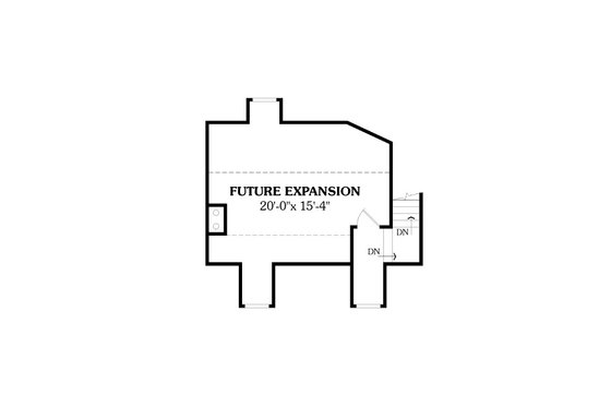 Floor Plan - Other Floor for Country House Plan #456-2 - 3 bed, 2 bath