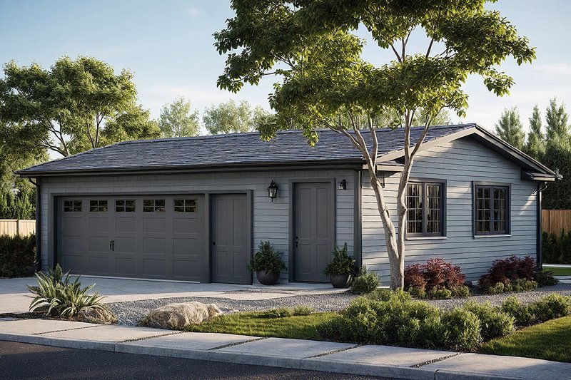 Architectural House Design - Traditional Exterior - Front Elevation Plan #124-652