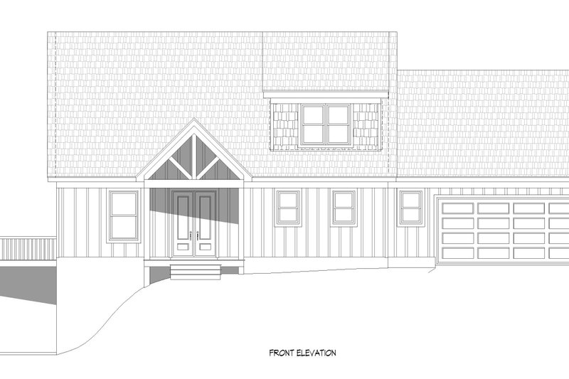 Dream House Plan - Exterior - Front Elevation 2 for Country House Plan #932-619 - 4 bed, 3.5 bath