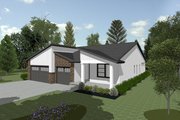 Farmhouse Style House Plan - 3 Beds 2.5 Baths 1989 Sq/Ft Plan #20-2589 Exterior 