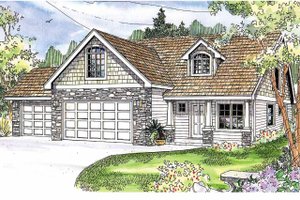 Exterior - Other Elevation House Plan #124-683 - 3 bed, 2.5 bath