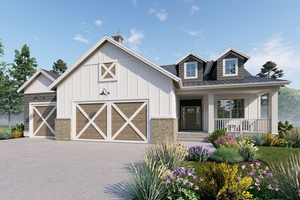 Home Plan - Exterior - Front Elevation for Traditional House Plan #1069-26 - 2 bed, 2 bath