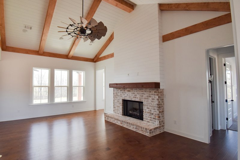 Architectural House Design - Interior - Family Room 4 for Farmhouse House Plan #430-215 - 4 bed, 3 bath