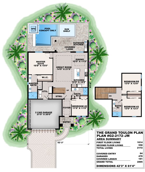 Mediterranean Floor Plan - Main Floor Plan #1083-16