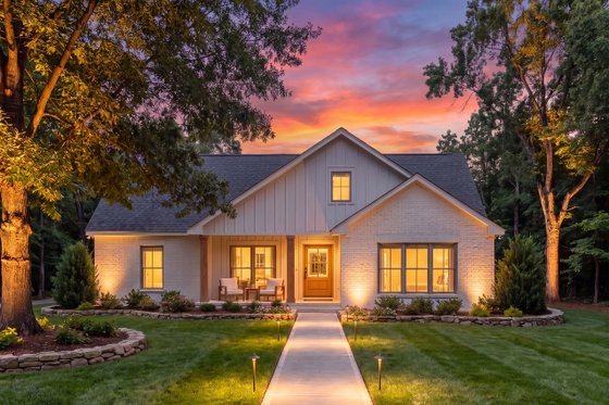 Exterior - Front Elevation 12 for Farmhouse House Plan #430-445 - 3 bed, 2 bath