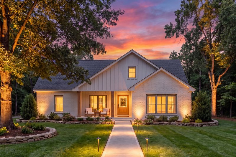Architectural House Design - Exterior - Front Elevation 12 for Farmhouse House Plan #430-445 - 3 bed, 2 bath