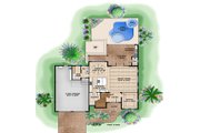 Beach Style House Plan - 3 Beds 4 Baths 5168 Sq/Ft Plan #27-517 