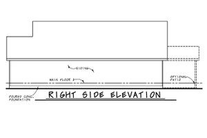Exterior - Other Elevation 1 for Farmhouse House Plan #20-2355 - 2 bed, 2 bath