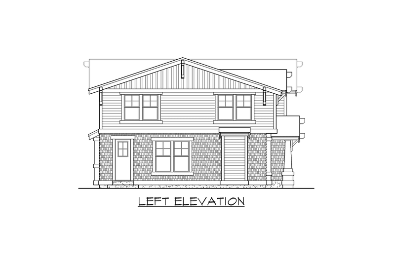 Home Plan - Exterior - Other Elevation 1 for Craftsman House Plan #132-133 - 3 bed, 2.5 bath