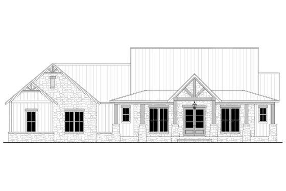 Exterior - Front Elevation 4 for Farmhouse House Plan #430-229 - 3 bed, 2.5 bath