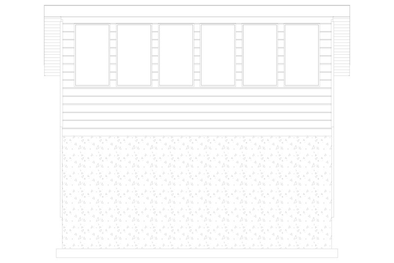 Architectural House Design - Exterior - Other Elevation 2 for Modern House Plan #1060-144, 0 bath