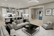 Bungalow Style House Plan - 3 Beds 2.5 Baths 2017 Sq/Ft Plan #51-1408 