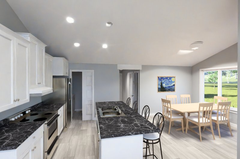 Dream House Plan - Interior - Kitchen for Modern House Plan #513-2440 - 2 bed, 2 bath