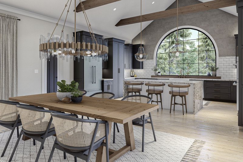 Home Plan - Interior - Dining Room 1 for European House Plan #455-635 - 4 bed, 3.5 bath