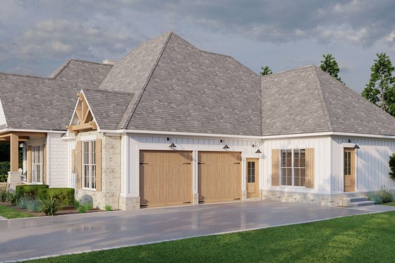 Exterior - Front Elevation 5 for Craftsman House Plan #923-324 - 3 bed, 3.5 bath