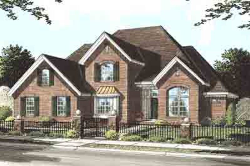 Home Plan - Traditional Exterior - Front Elevation Plan #20-1537