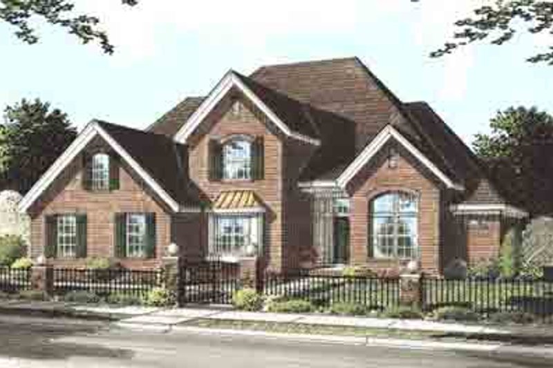 Dream House Plan - Traditional Exterior - Front Elevation Plan #20-1537