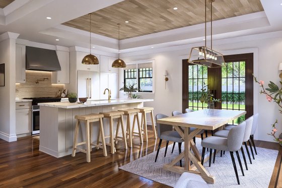 Interior - Kitchen 1 for Cottage House Plan #54-684 - 2 bed, 2 bath