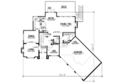 Mediterranean Style House Plan - 3 Beds 2.5 Baths 2832 Sq/Ft Plan #100-441 
