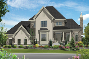 Traditional Exterior - Front Elevation Plan #25-4560