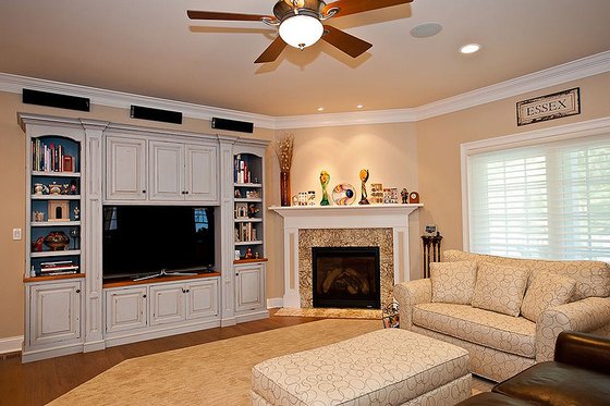 Family Room - 3500 square foot Country Home