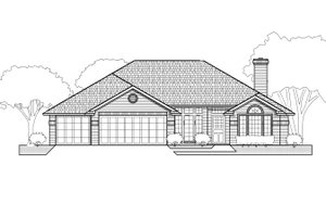 Traditional Exterior - Front Elevation Plan #65-161