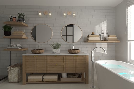 Interior - Bathroom for Farmhouse House Plan #23-2768 - 4 bed, 3 bath