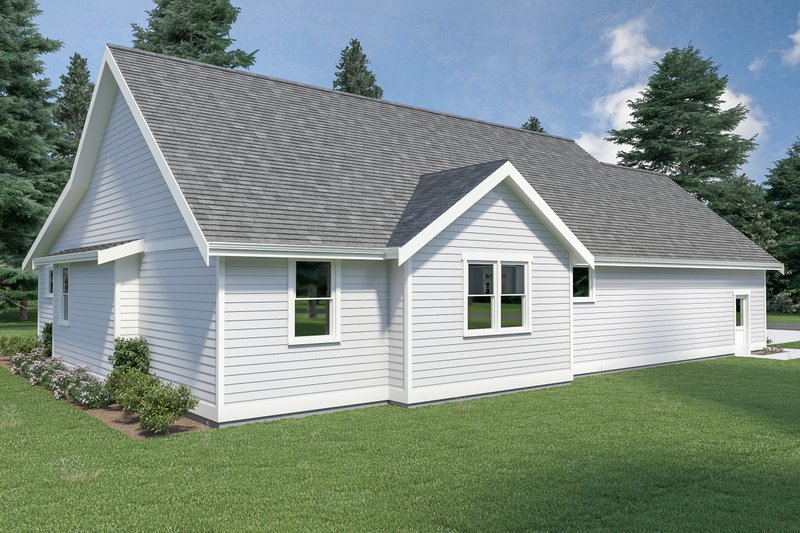 Architectural House Design - Exterior - Other Elevation for Farmhouse House Plan #1070-103 - 3 bed, 2 bath