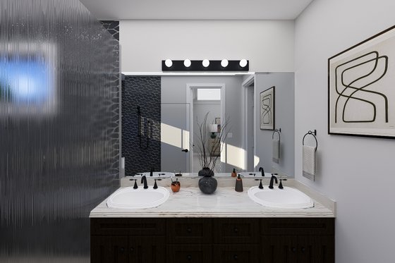 Interior - Master Bathroom 1 for Contemporary House Plan #1060-273 - 3 bed, 2.5 bath