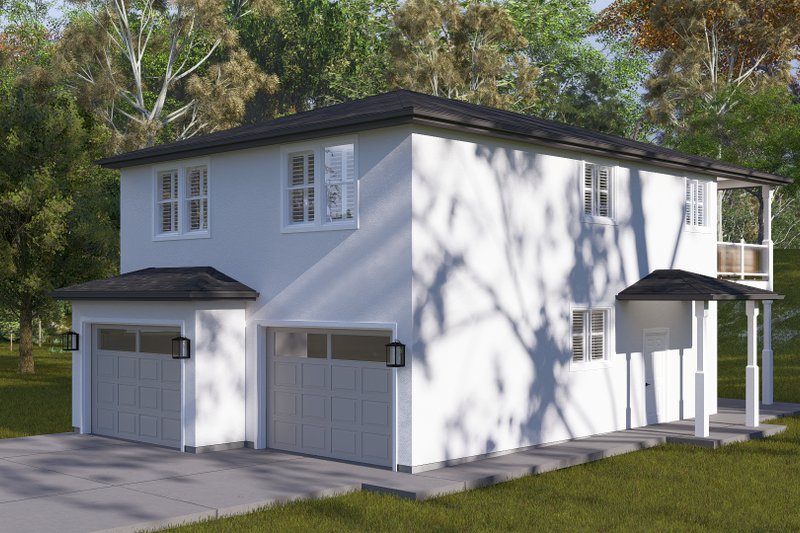 House Design - Exterior - Front Elevation 3 for Craftsman House Plan #1060-327 - 2 bed, 2 bath