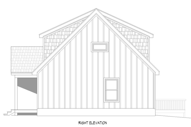 Dream House Plan - Exterior - Other Elevation 1 for Southern House Plan #932-794 - 3 bed, 2.5 bath