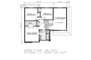 Modern Style House Plan - 3 Beds 1.5 Baths 1561 Sq/Ft Plan #138-367 