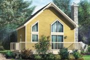 Contemporary Style House Plan - 1 Beds 1 Baths 969 Sq/Ft Plan #25-4199 