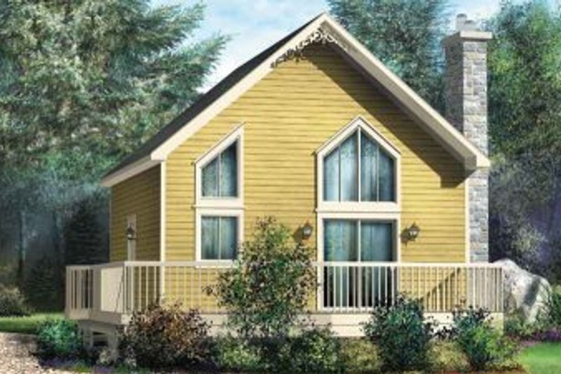 Architectural House Design - Contemporary Exterior - Front Elevation Plan #25-4199