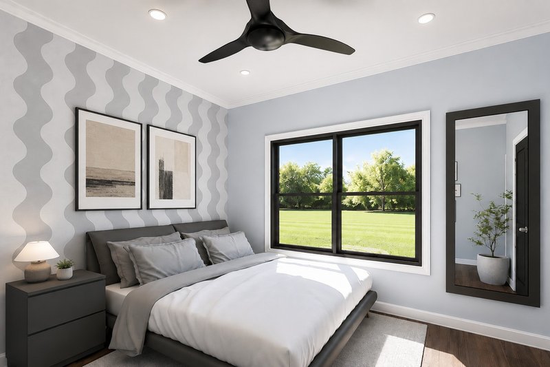 House Blueprint - Interior - Bedroom for Farmhouse House Plan #1064-509 - 3 bed, 2.5 bath