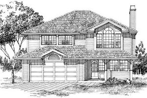 Traditional Exterior - Front Elevation Plan #47-580