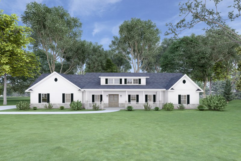 House Blueprint - Photo 6 for Farmhouse House Plan #1109-22 - 3 bed, 2 bath