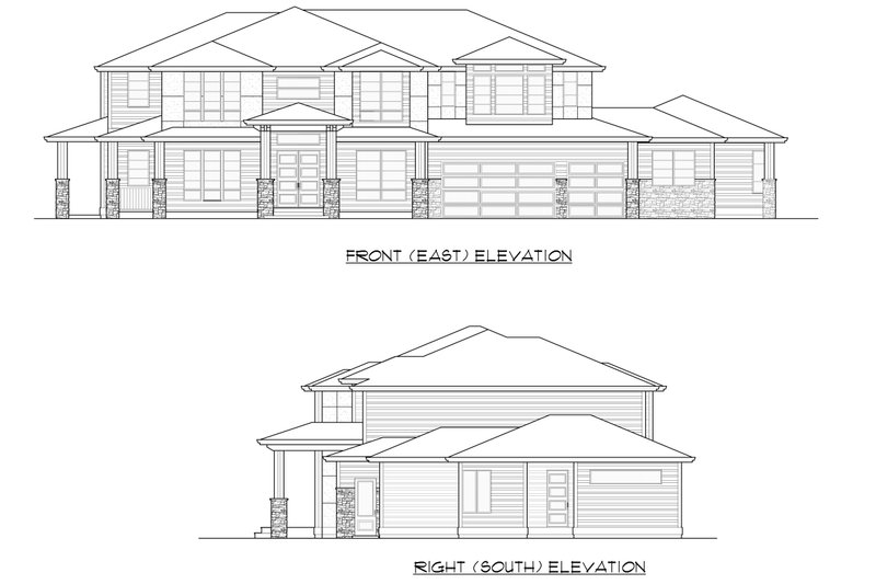 Home Plan - Exterior - Other Elevation 2 for Traditional House Plan #1066-78 - 6 bed, 5.5 bath