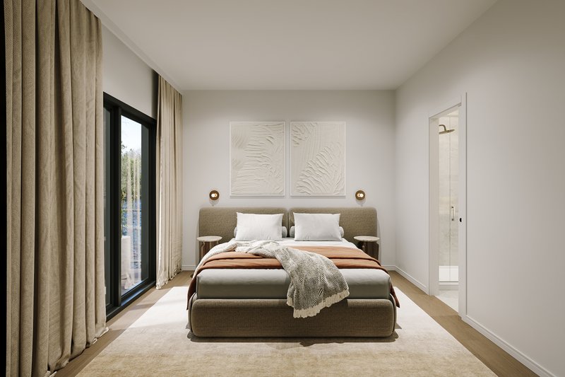 Dream House Plan - Interior - Master Bedroom for Contemporary House Plan #23-2909 - 3 bed, 2.5 bath