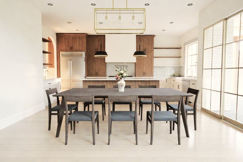 Dream House Plan - Interior - Dining Room for Modern House Plan #1116-54 - 4 bed, 4.5 bath