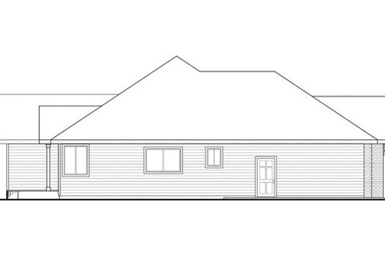 Exterior - Other Elevation for Country House Plan #124-835 - 3 bed, 2.5 bath