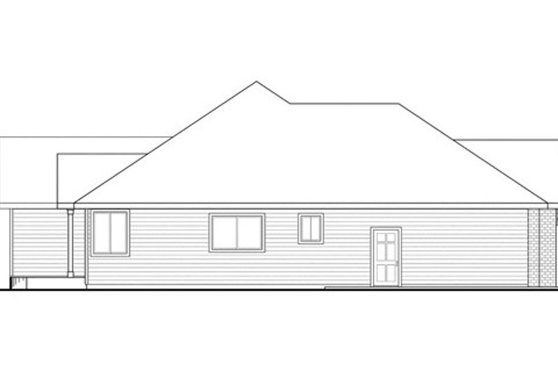 Dream House Plan - Exterior - Other Elevation for Country House Plan #124-835 - 3 bed, 2.5 bath