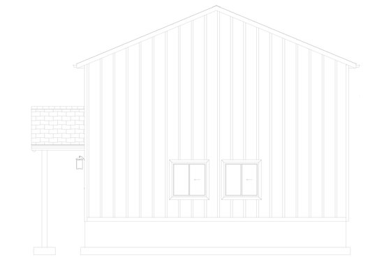 Exterior - Other Elevation for Barndominium House Plan #1060-186 - 2 bed, 1 bath