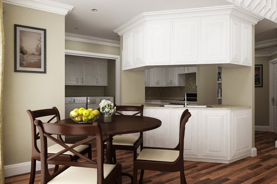 Interior - Kitchen for Craftsman House Plan #45-592 - 2 bed, 3 bath