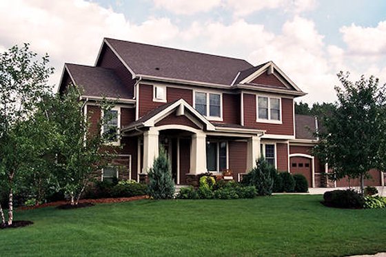 Exterior - Front Elevation for Craftsman House Plan #51-290 - 3 bed, 2.5 bath